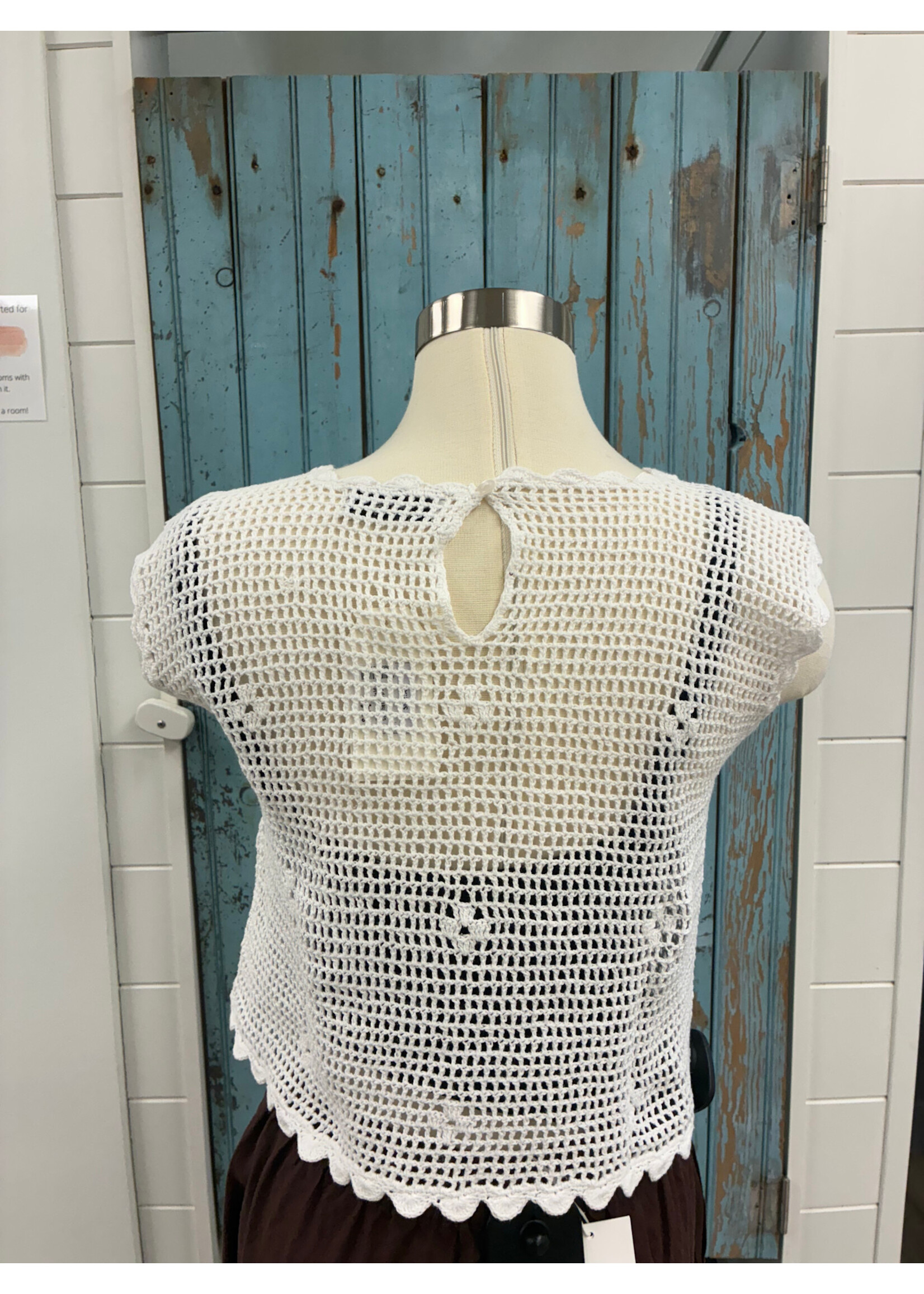 Open Field Crochet Top