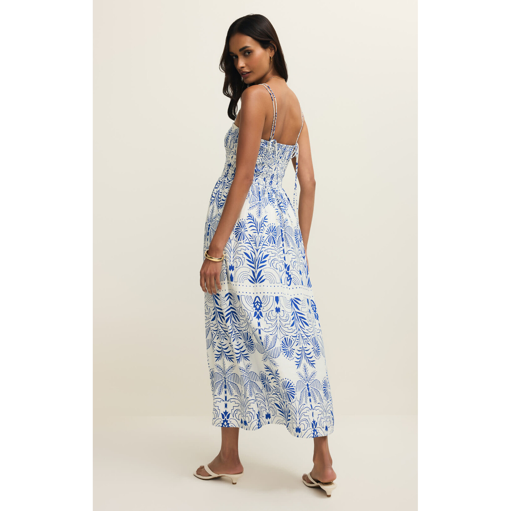 Z Supply Nadine Palm Maxi Dress