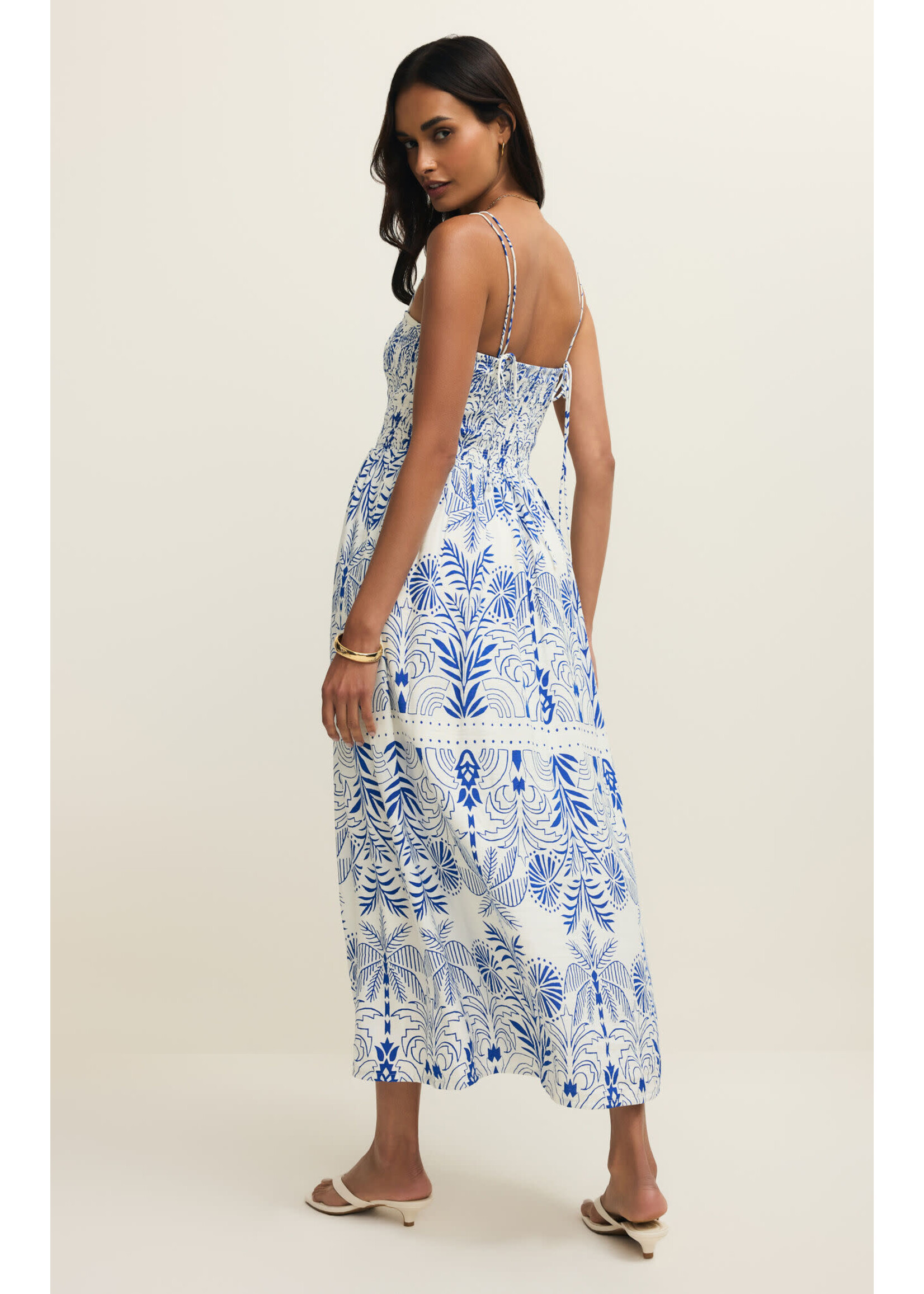 Z Supply Nadine Palm Maxi Dress