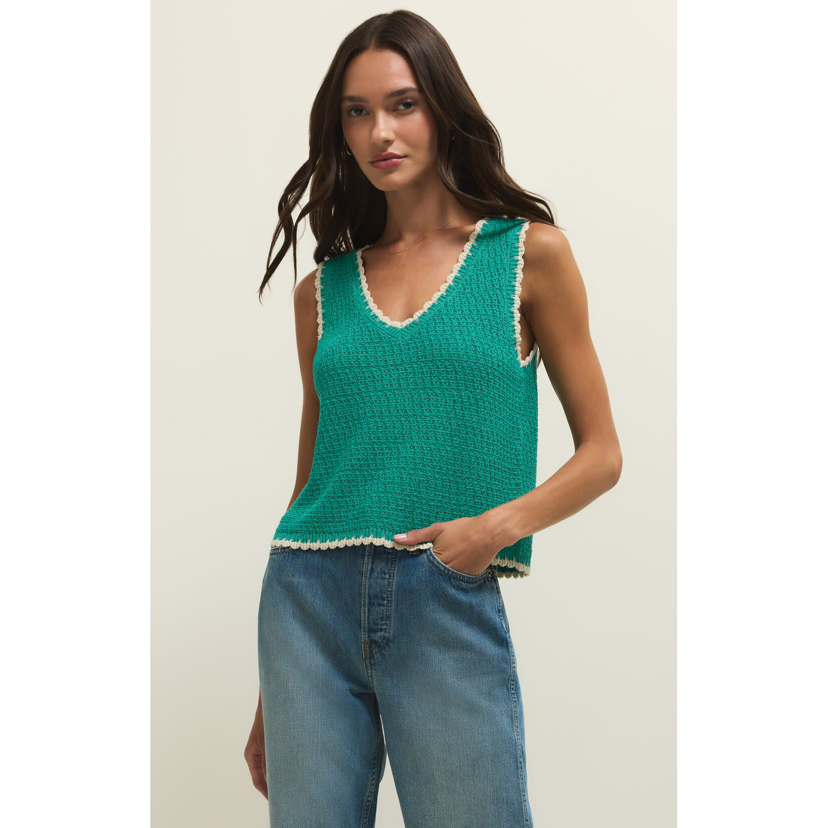 Z Supply ZS Yessenia Whipstitch Tank