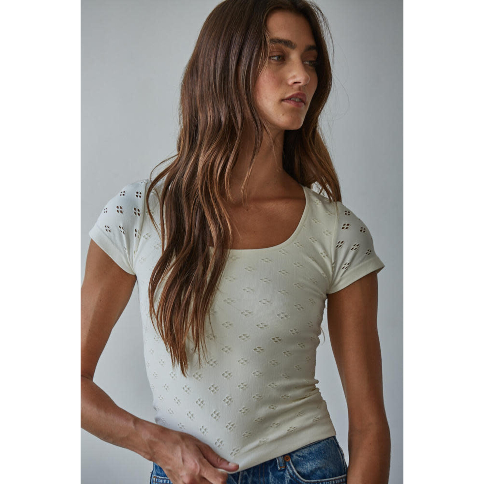 By together Eyelet Baby Tee