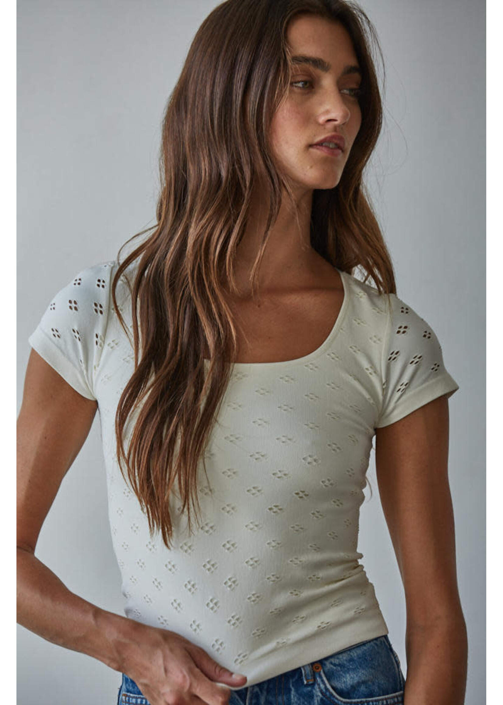 By together Eyelet Baby Tee