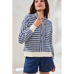 Tribal Pop Over Puff Slv Top