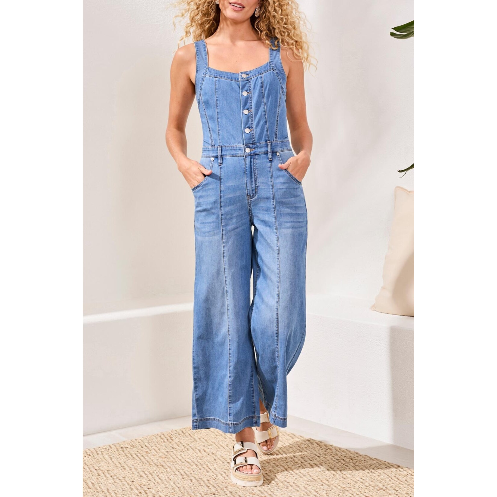 Tribal T Denim Jumpsuit
