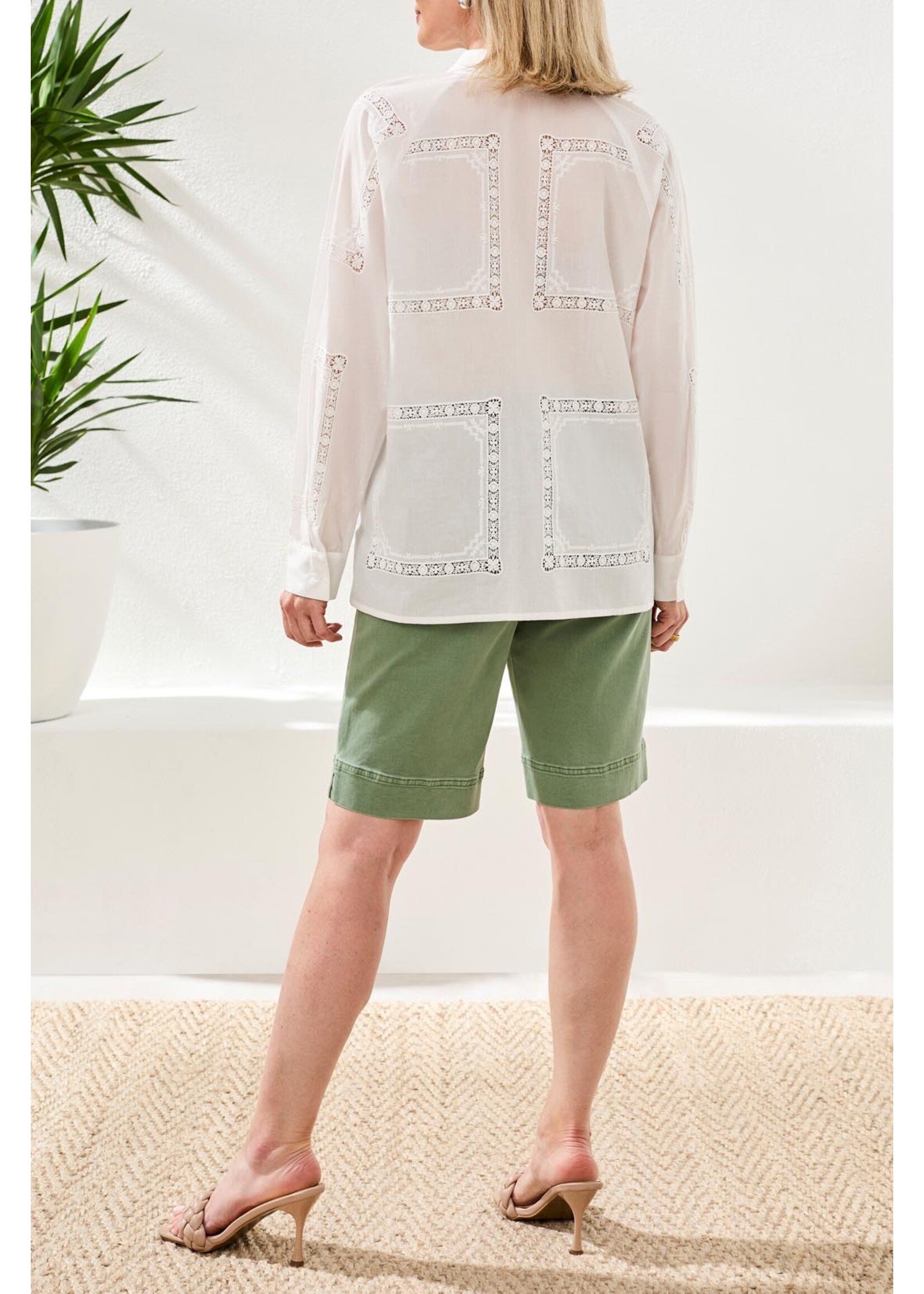 Tribal  White Blouse