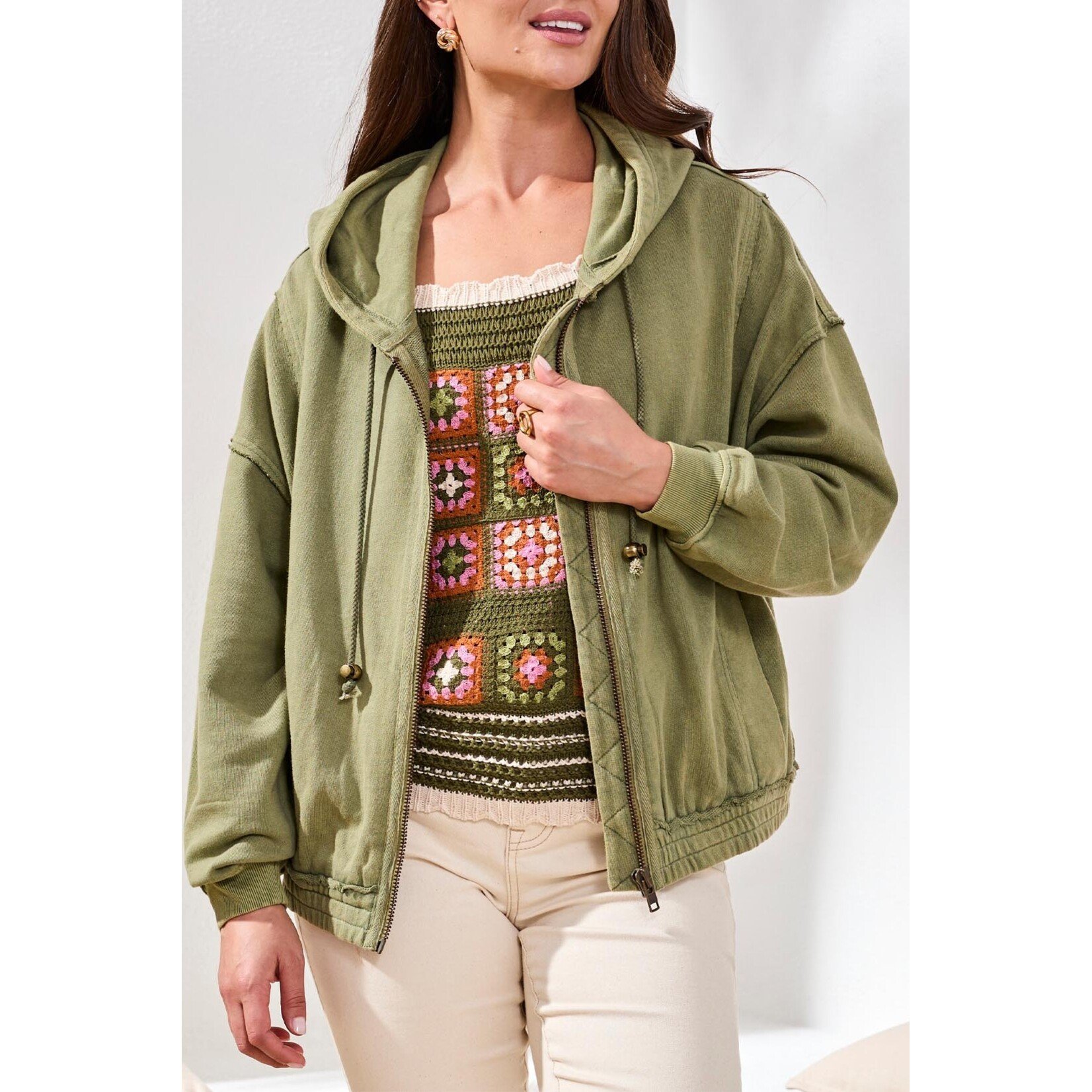 Tribal T Puff Slv Hoodie