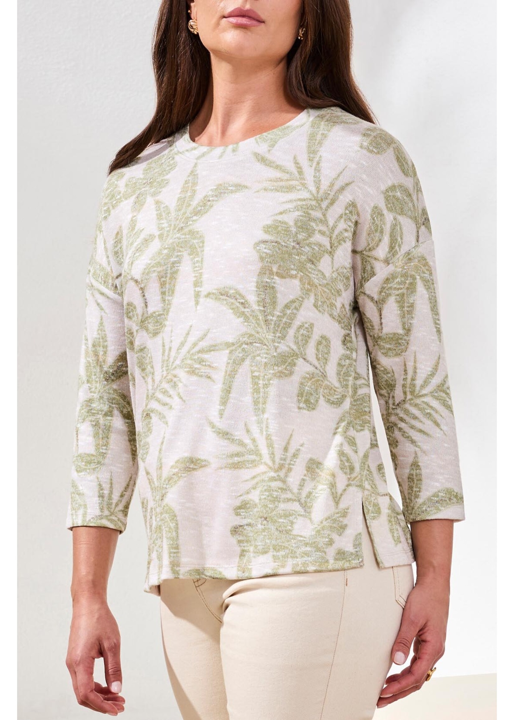 Tribal Kiwi Leaf Soft Crew