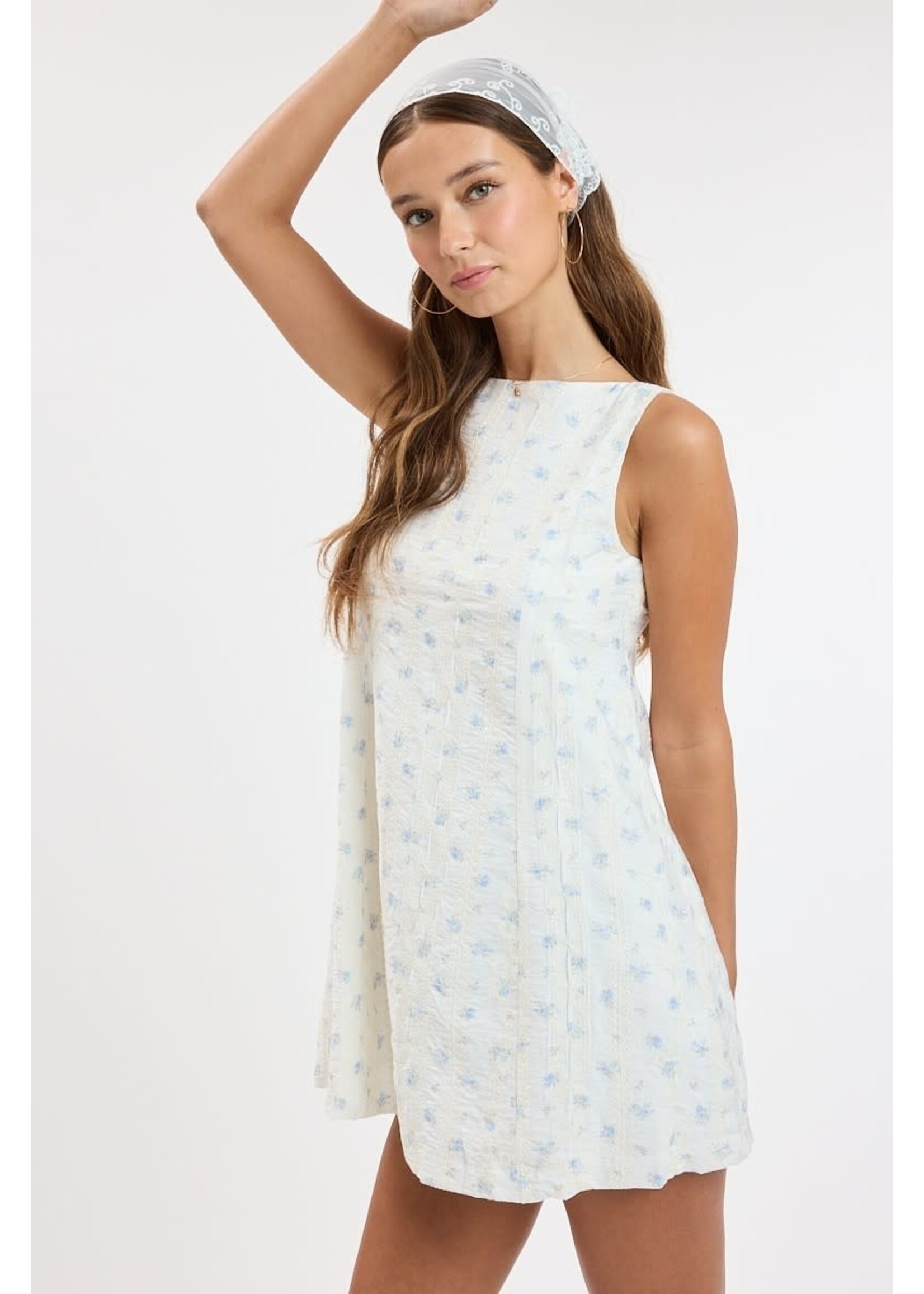 Sky to Moon Ditsy Eyelet Dress