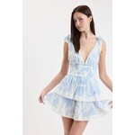 Sky to Moon Leaf Eyelet Dress