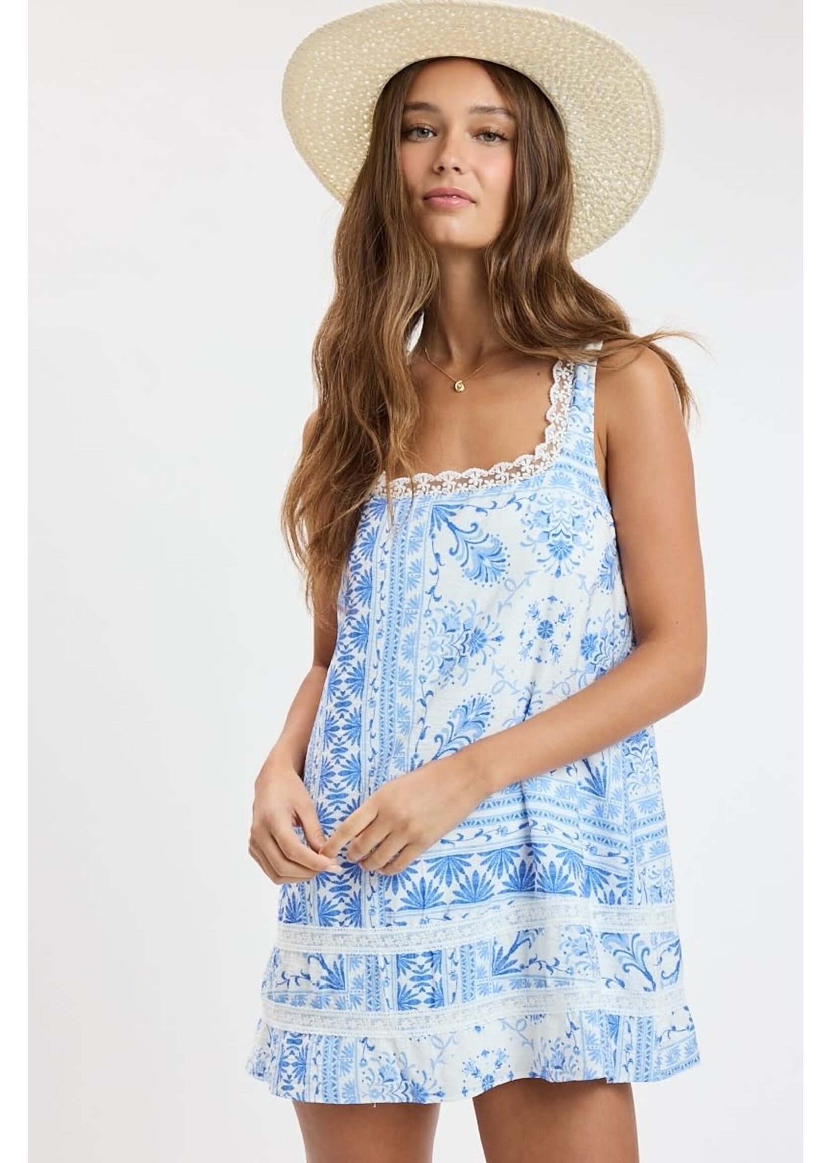 Sky to Moon Blue Hermes Dress