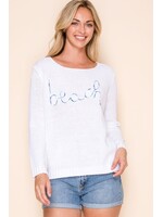 Miracle Beach Embroidered Sweater