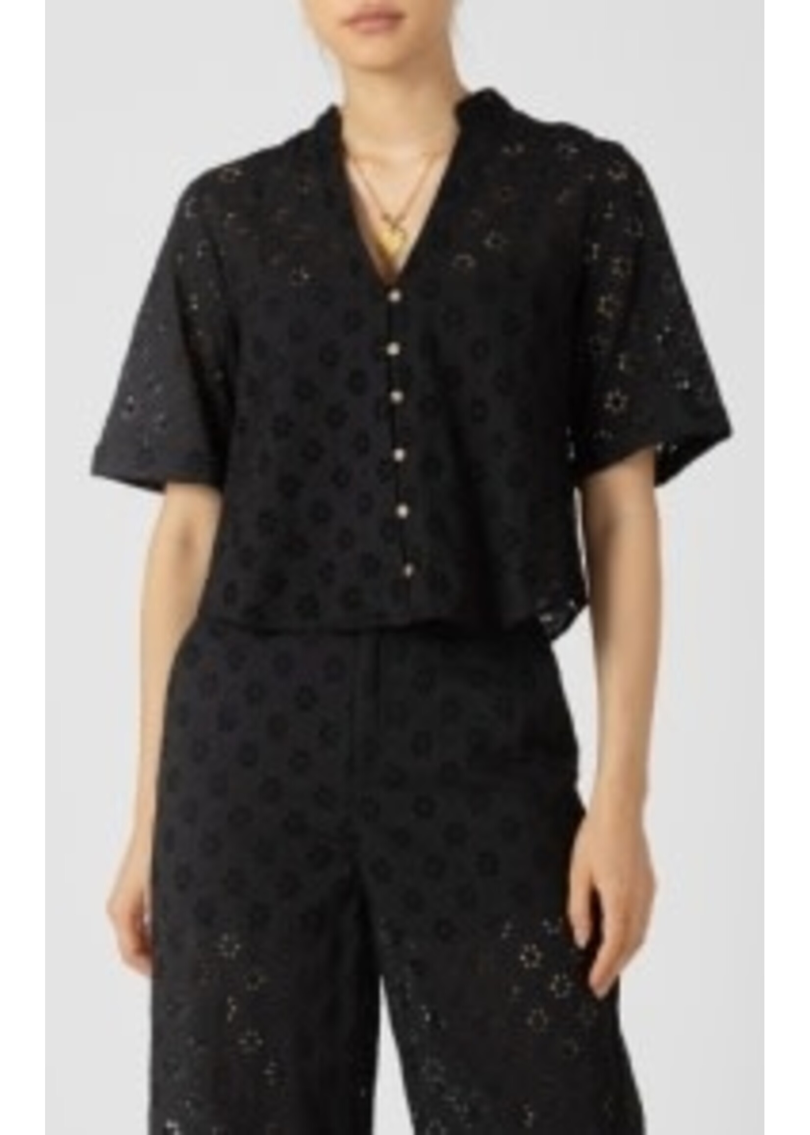 Dex Dex Cutwork Embroidery Blouse