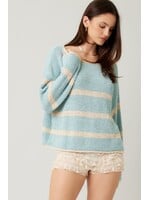 Illa Illa Striped Lightweight Sweater