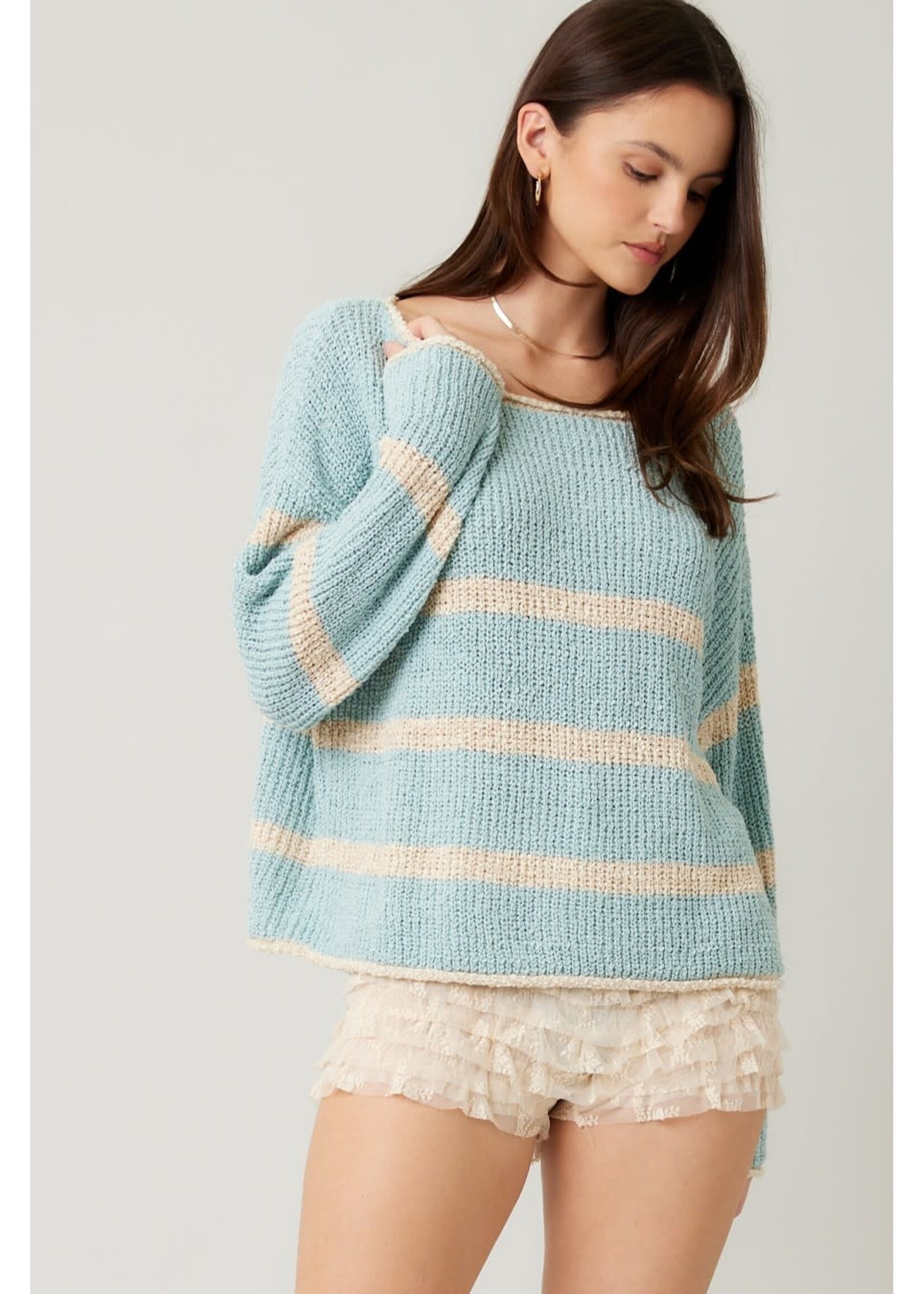 Illa Illa Illa Striped Lightweight Sweater