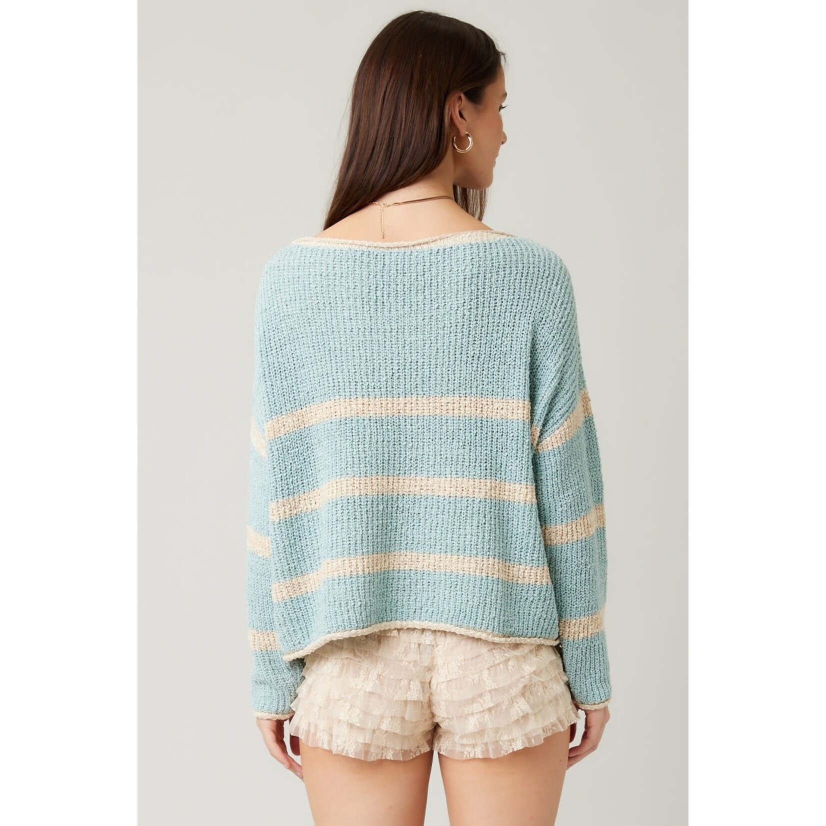 Illa Illa Illa Striped Lightweight Sweater