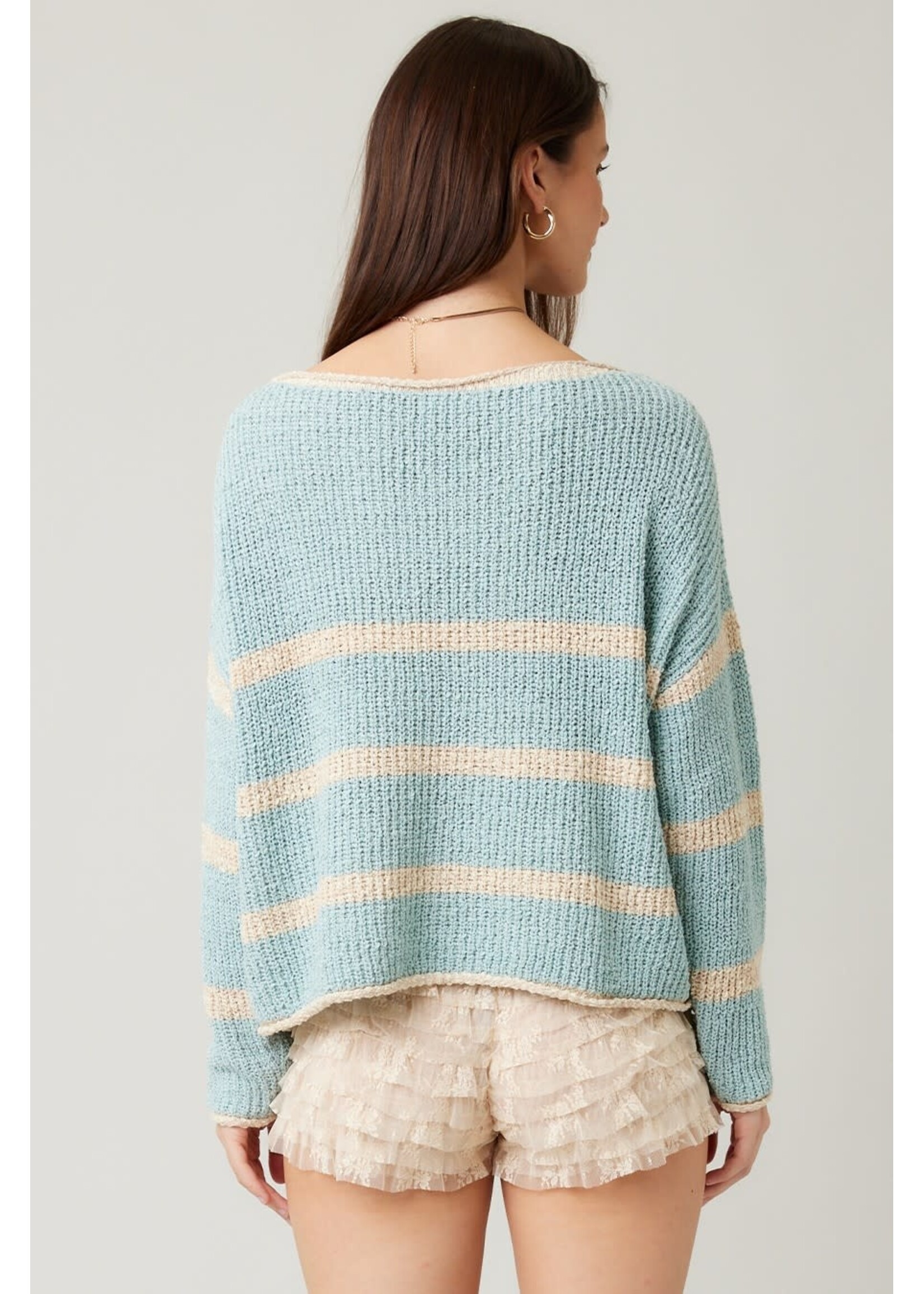 Illa Illa Illa Striped Lightweight Sweater