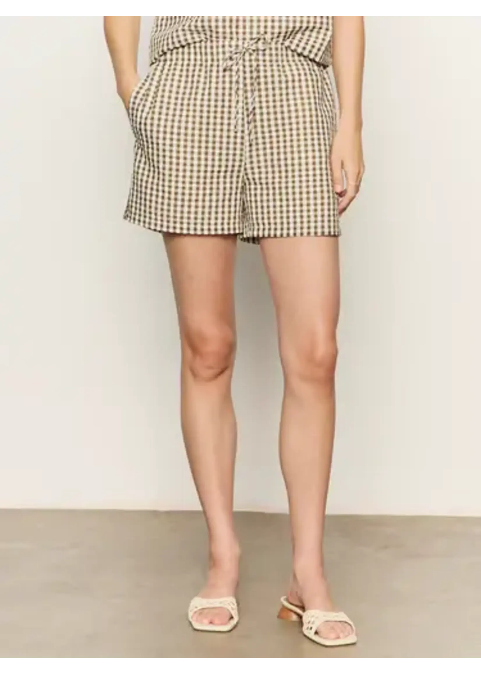 Sanctuary S Easy Gingham Shorts