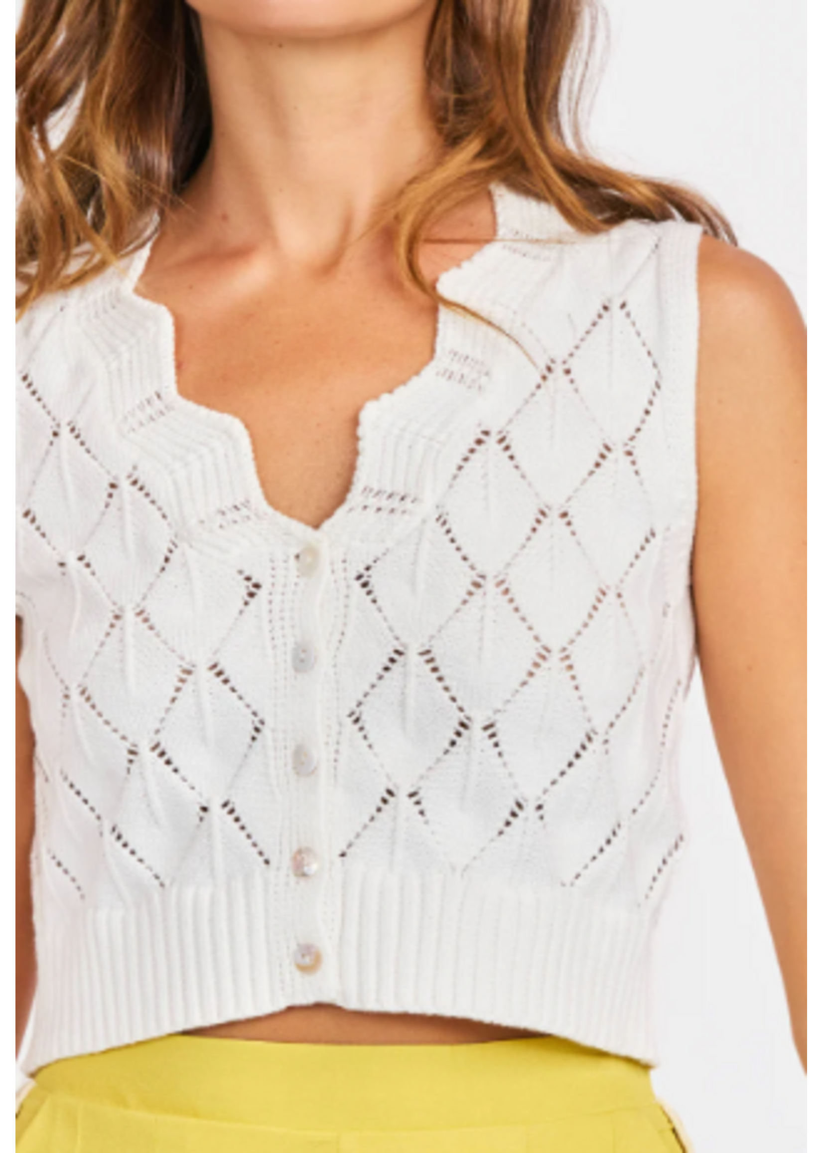 Sage The Label STL Conch Sweater Vest