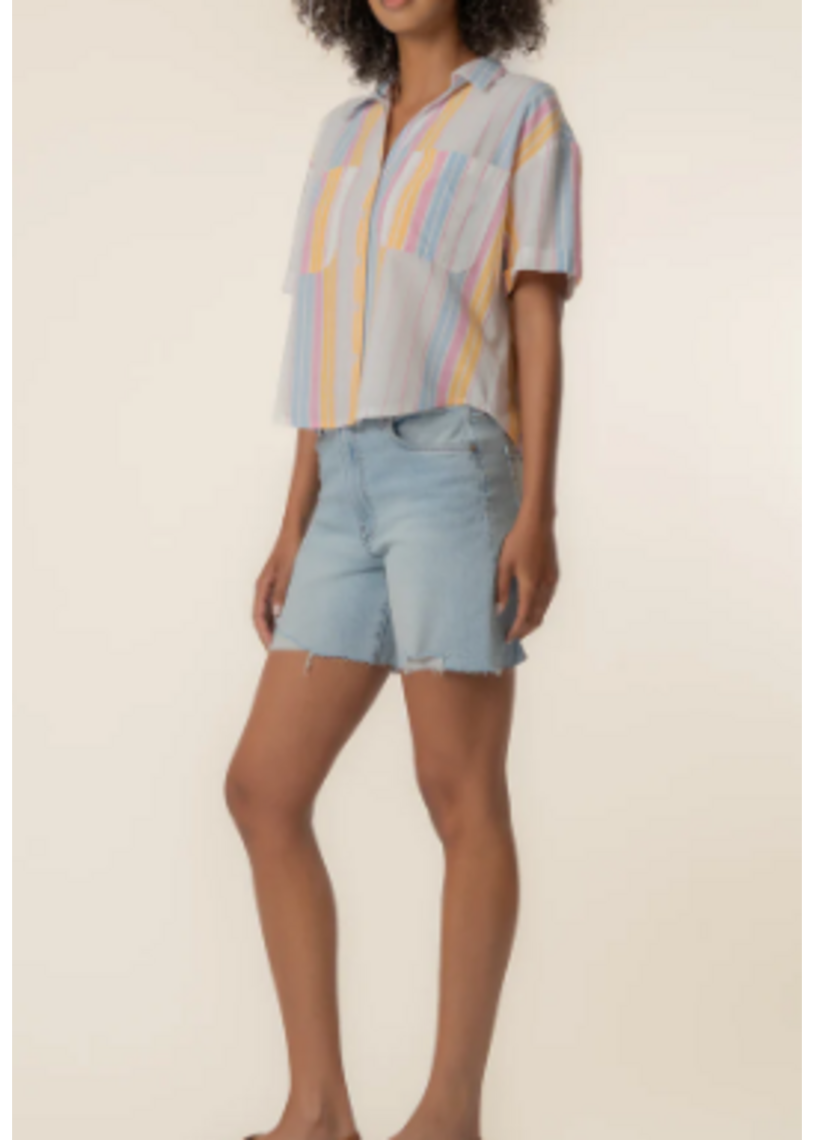 Kut Denim Kut Brianna Stripe Shirt