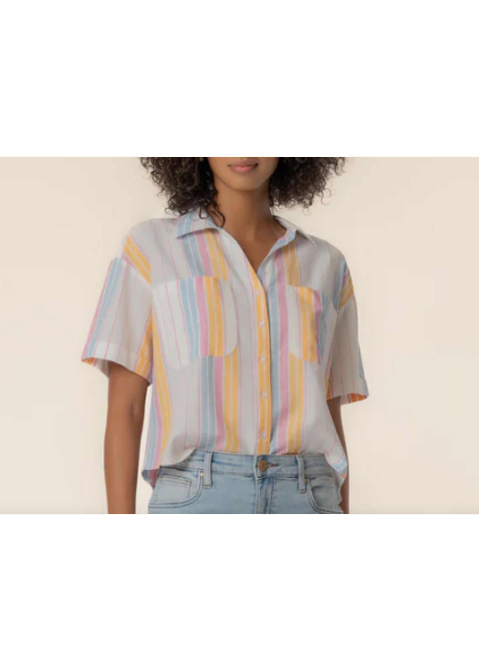 Kut Denim Kut Brianna Stripe Shirt