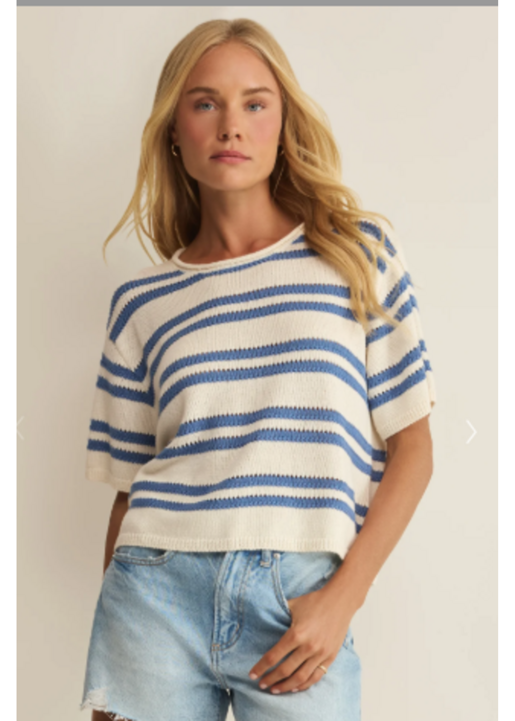 Z Supply ZS Prado Striped Sweater Tee