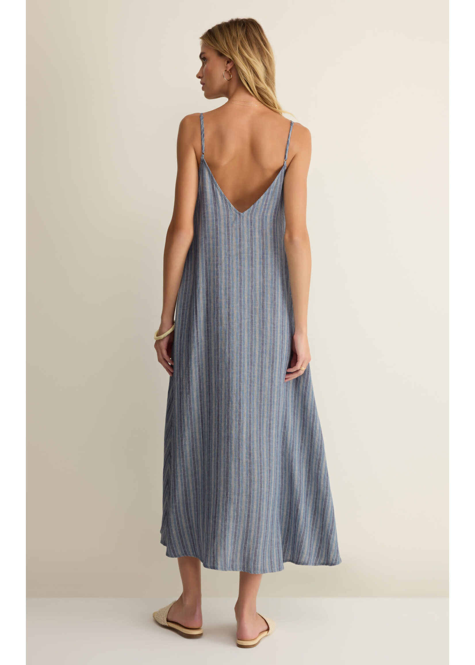 Z Supply ZS Sandcomber Striped Mid Dress