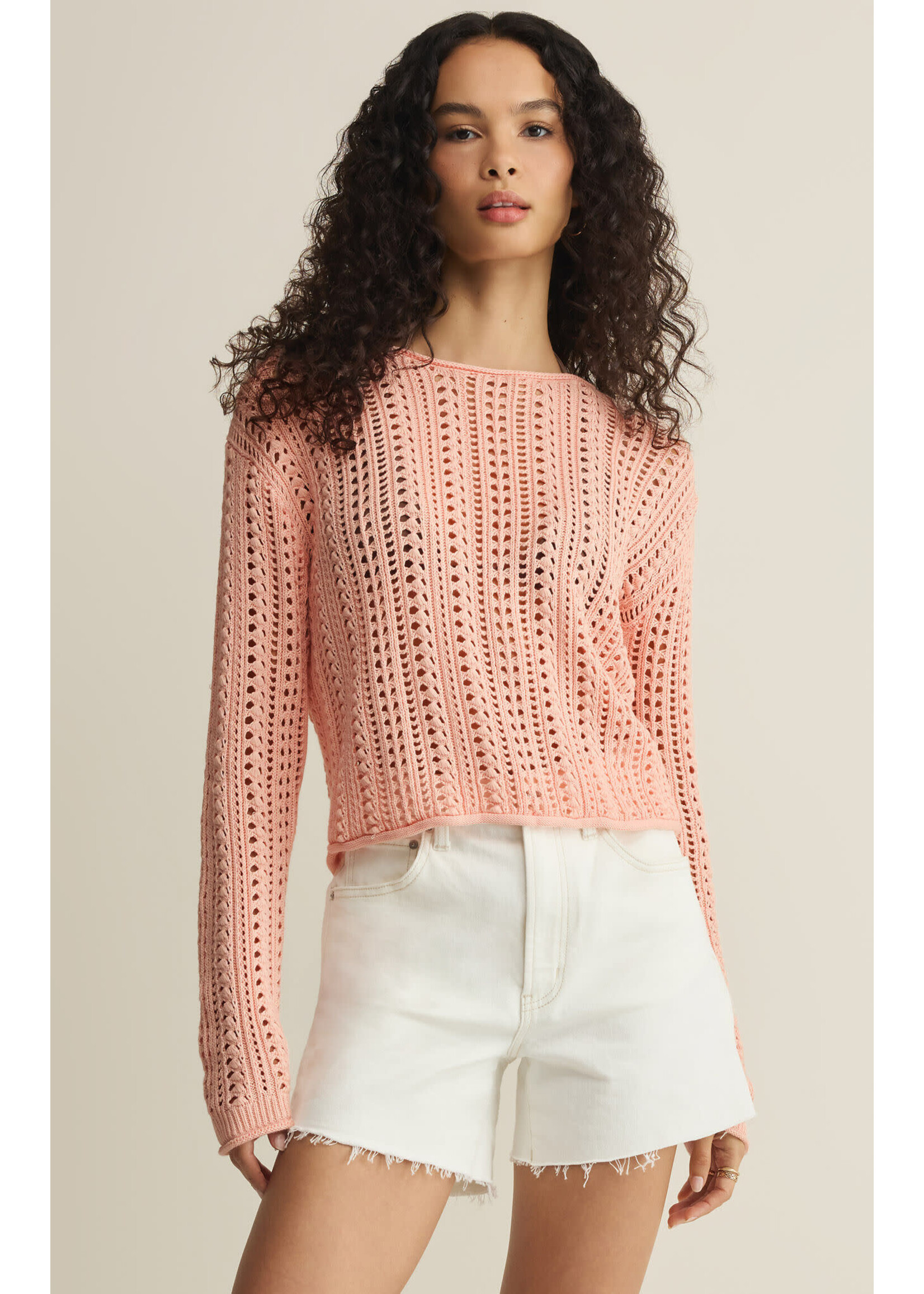 Z Supply ZS Upland Crochet Sweater