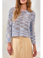 Tribal T Bell Sleeve Knit Sweater