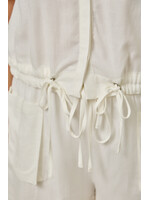 Mystree Myst White Button Blouse