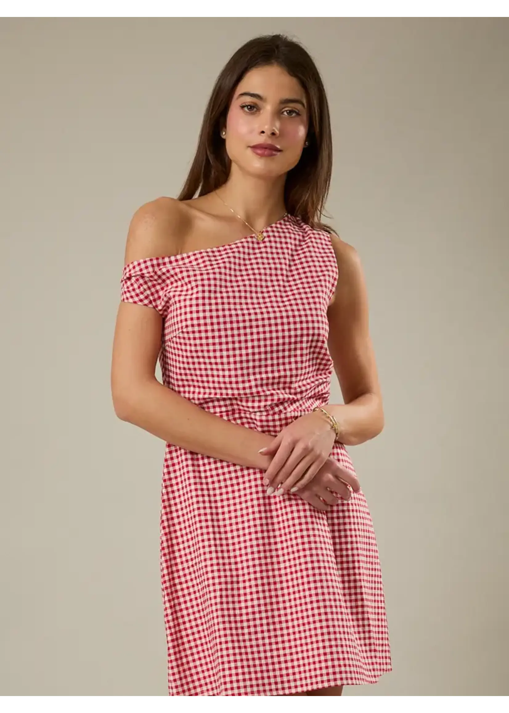 Sunday Edition SE Asymmetrical Fit & Flare Mini Dress