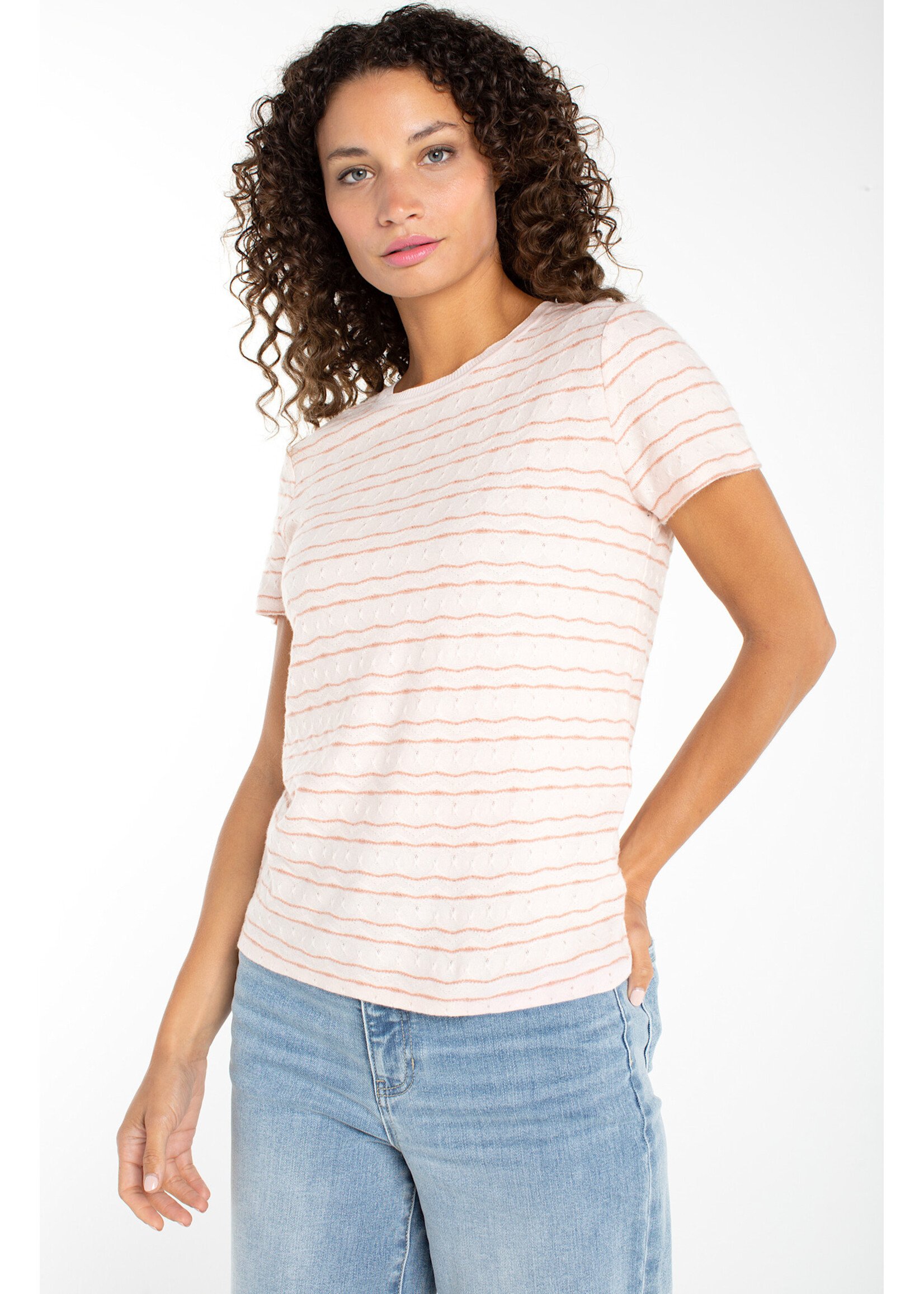 Liverpool LP knit Rib Crew Tee