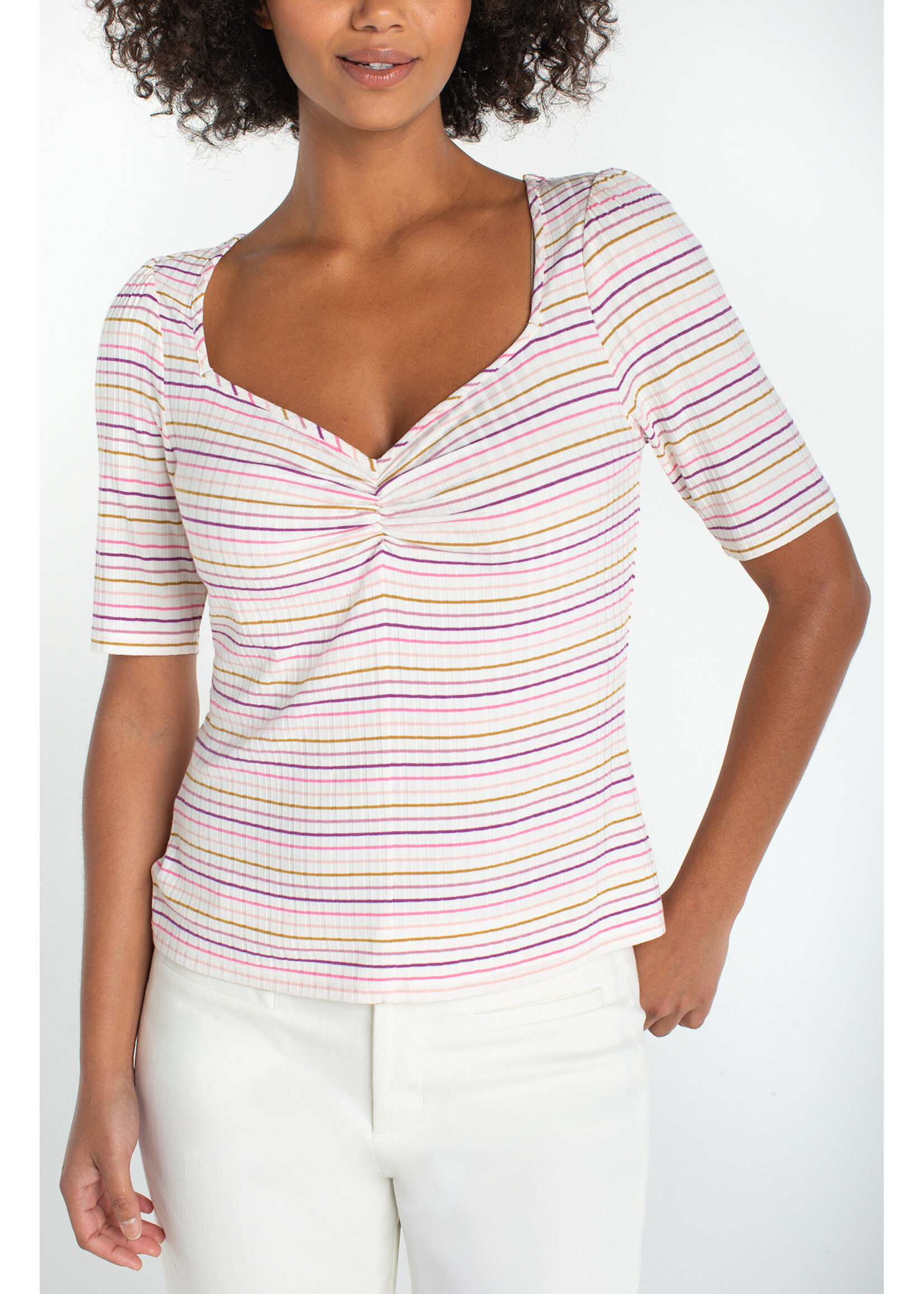 Liverpool LP Sweetheart Knit Top