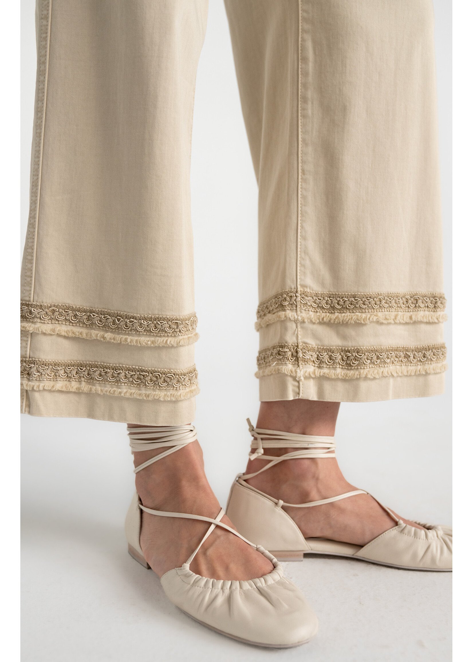 Liverpool LP Crop Fray Pant