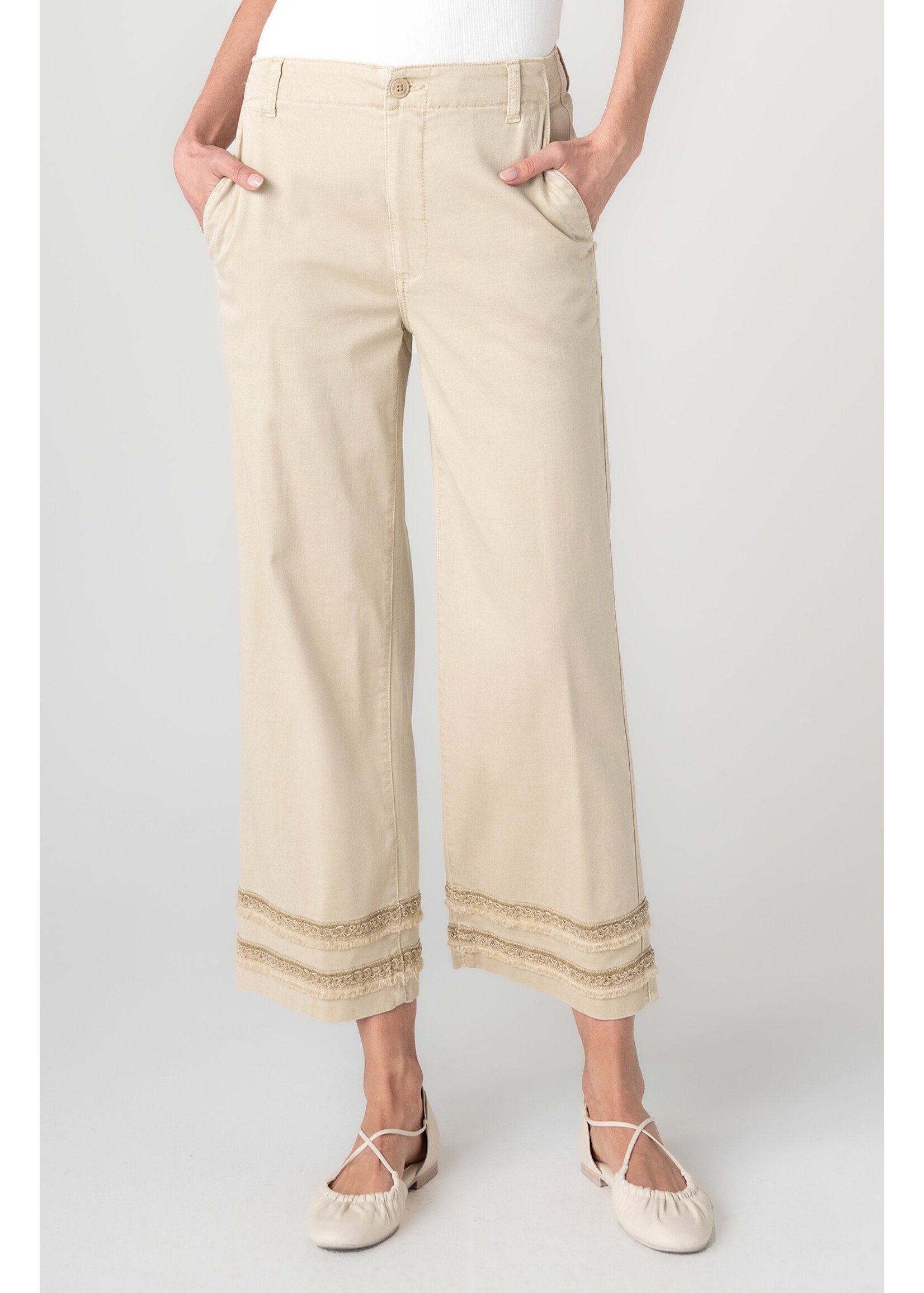 Liverpool LP Crop Fray Pant