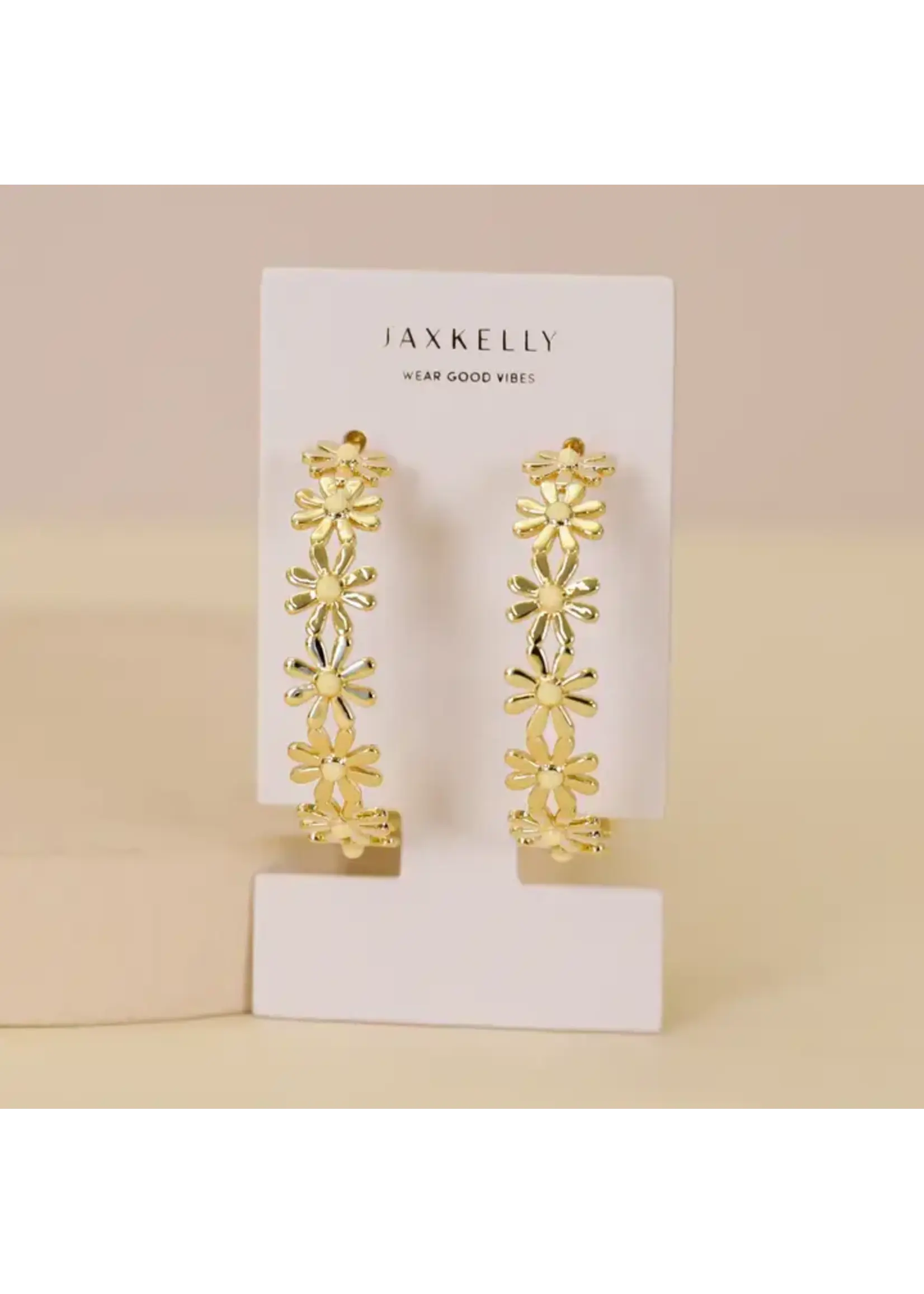 Jax Kelly JK Gold Daisy Earring