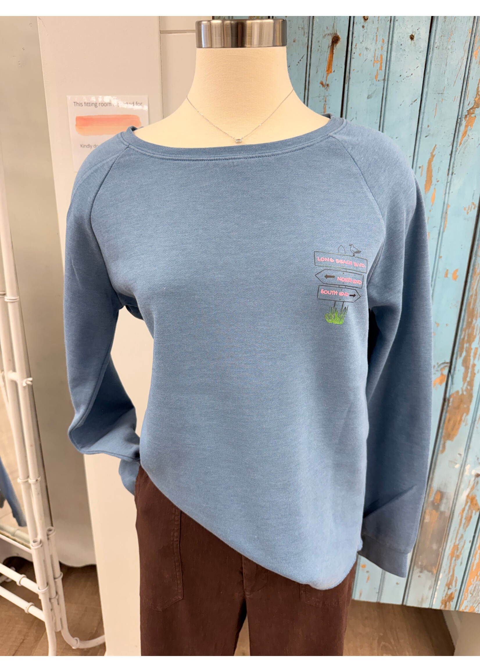 Wink W  There's no place like Home LBI Sweatshirt