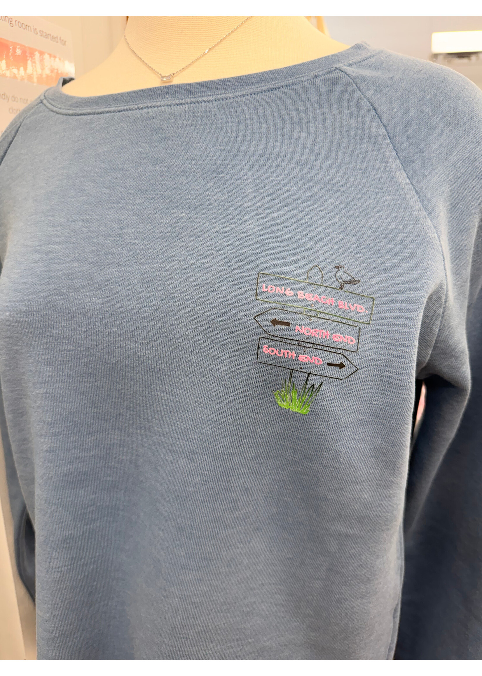 Wink W  There's no place like Home LBI Sweatshirt