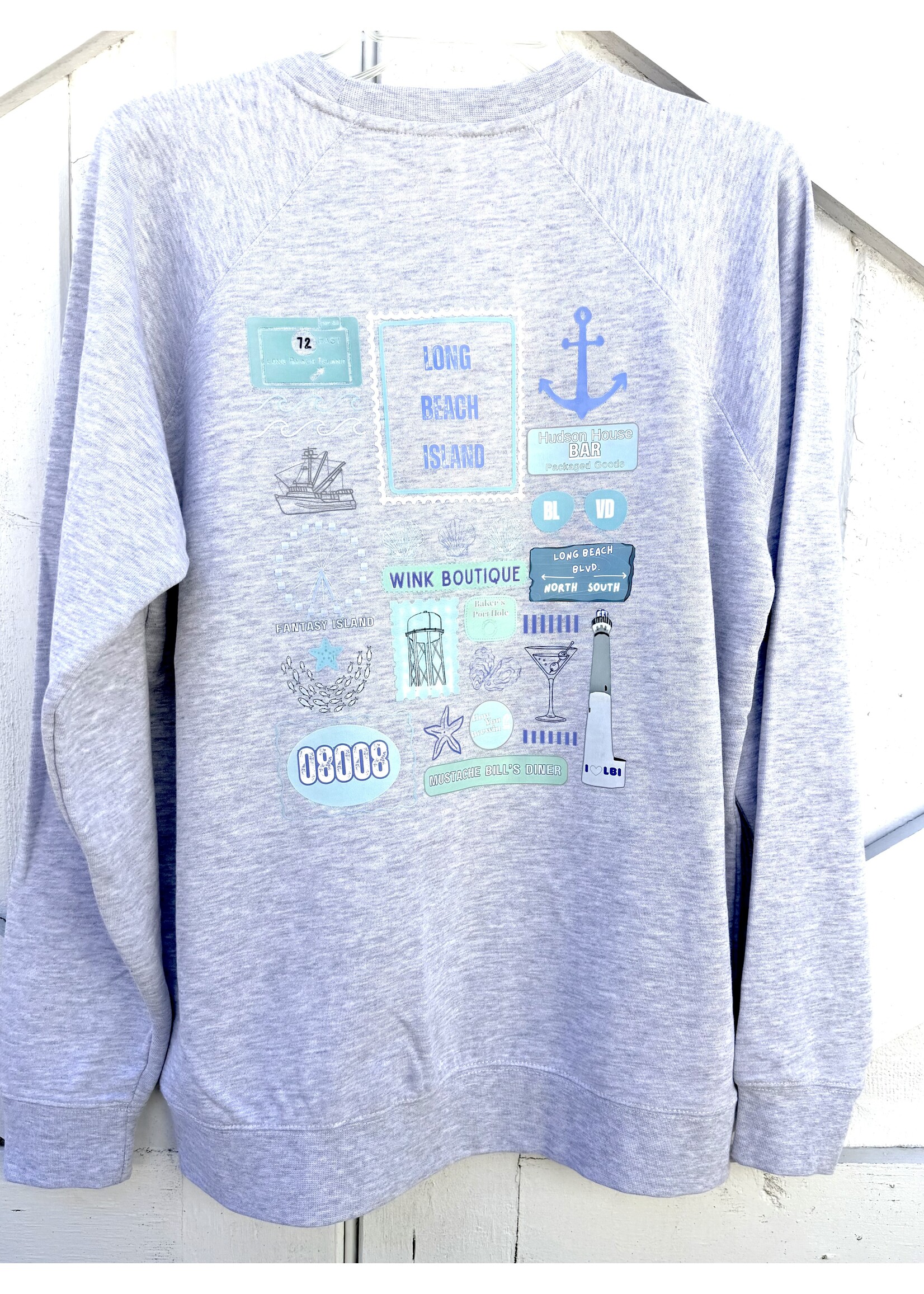 Wink W LBI Collage Sweatshirt
