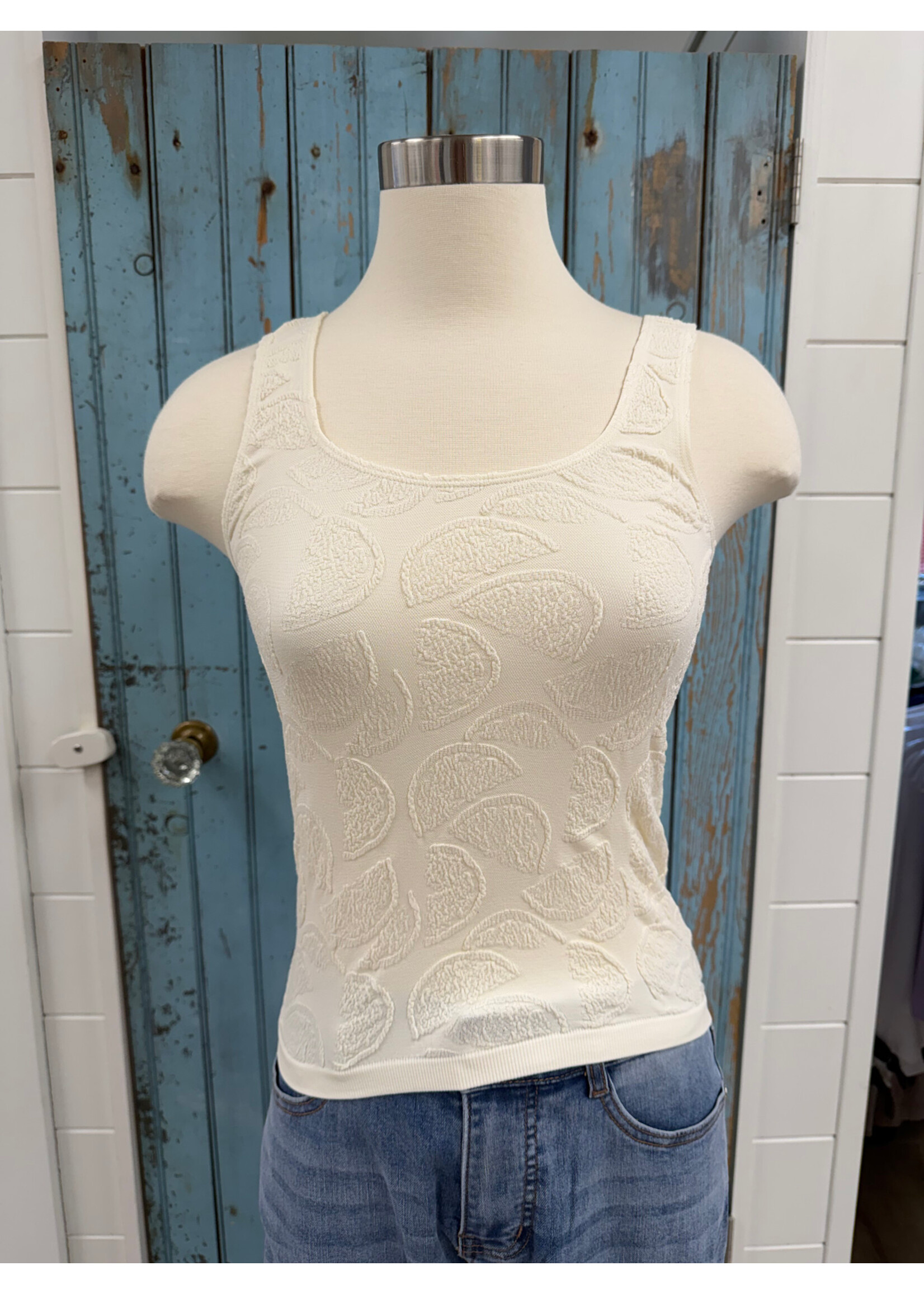 Hem & Thread HT Scoop Nk  Tank w Lemon