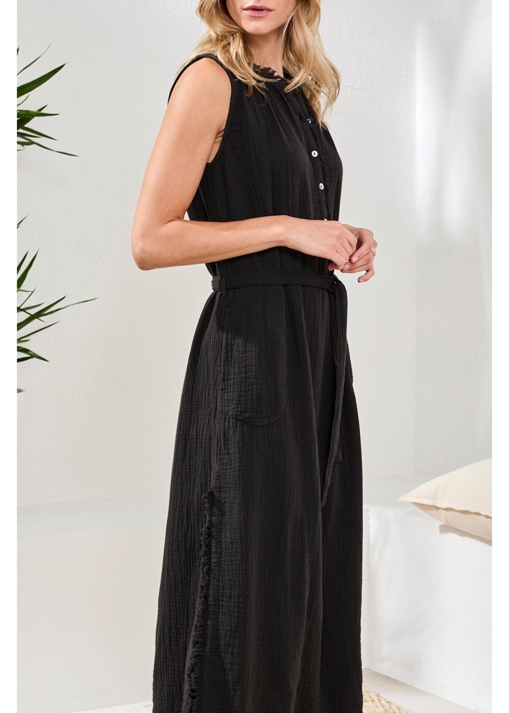 Tribal T Side Slit Maxi