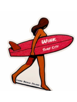Wink W Surfer Sticker
