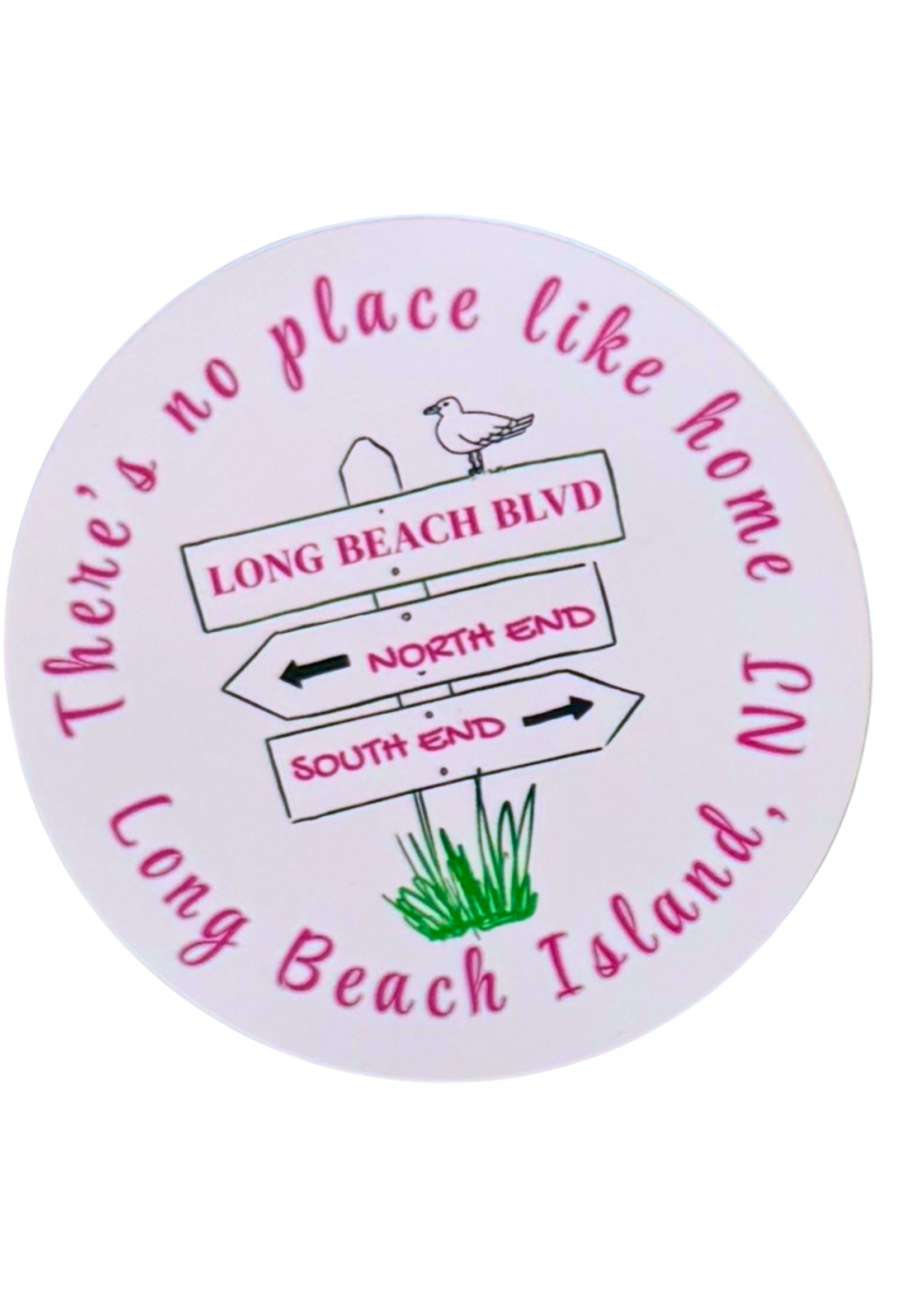 Wink W There's no place like LBI Sticker