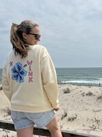 Wink Yellow Mockneck Sweatshirt