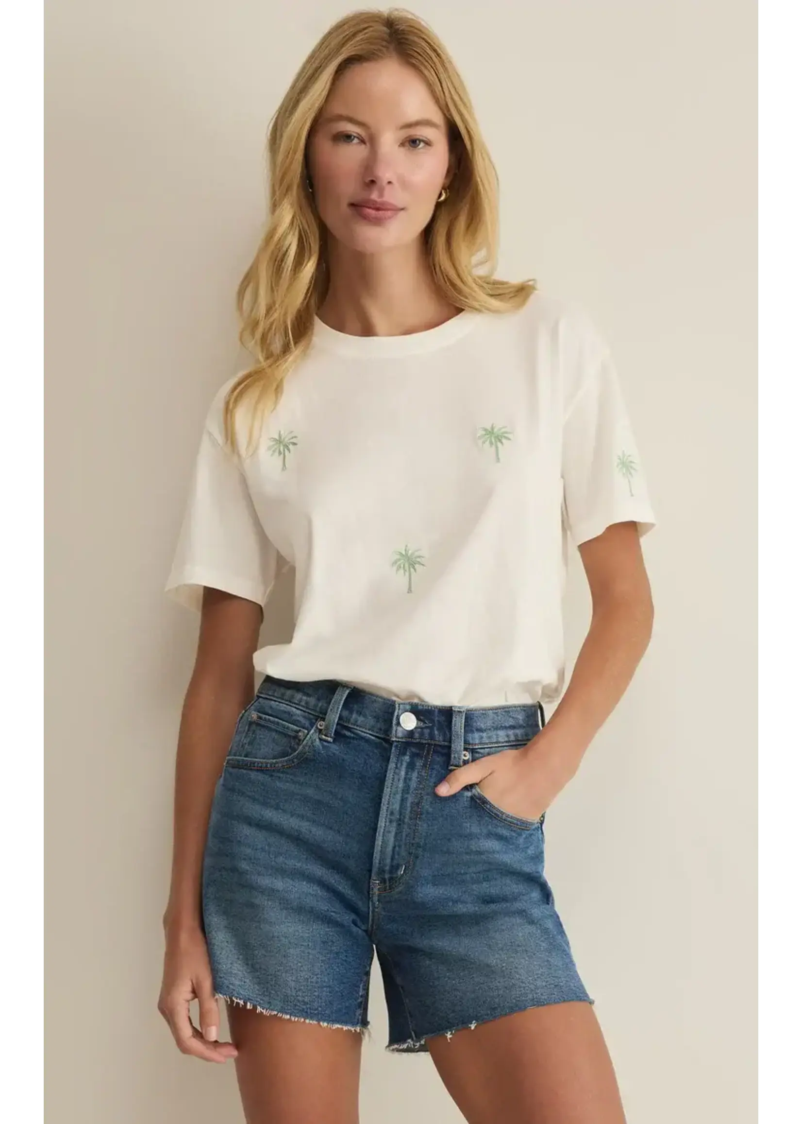 Z Supply ZS Palms Boyfriend Tee