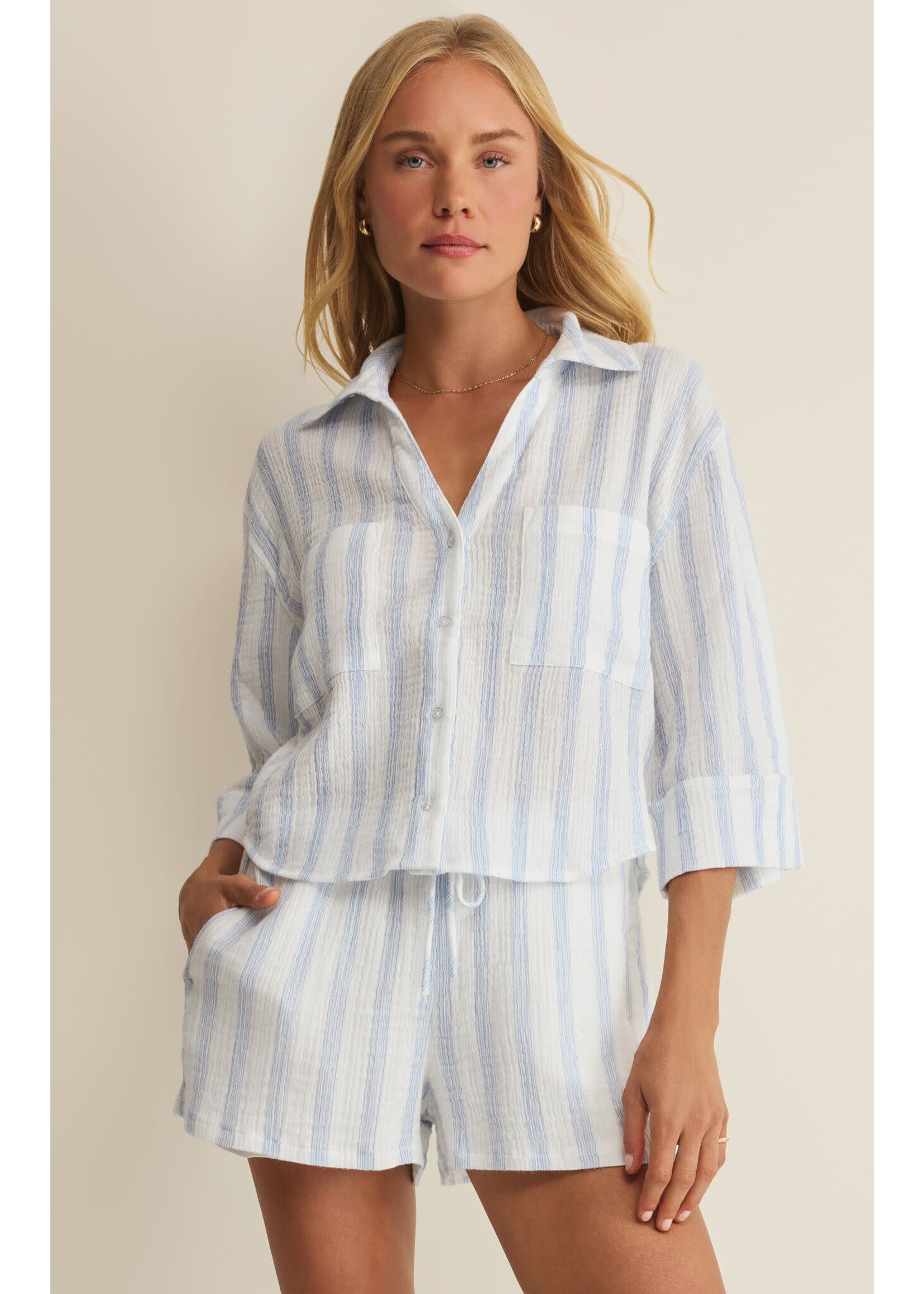 Z Supply ZS Helena Striped Shirt