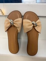 CCOCCI Casual Bow Slide Sandal