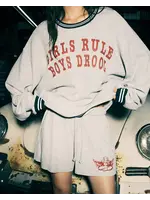 Boys Lie Girls Rule Boys Drool Crewneck