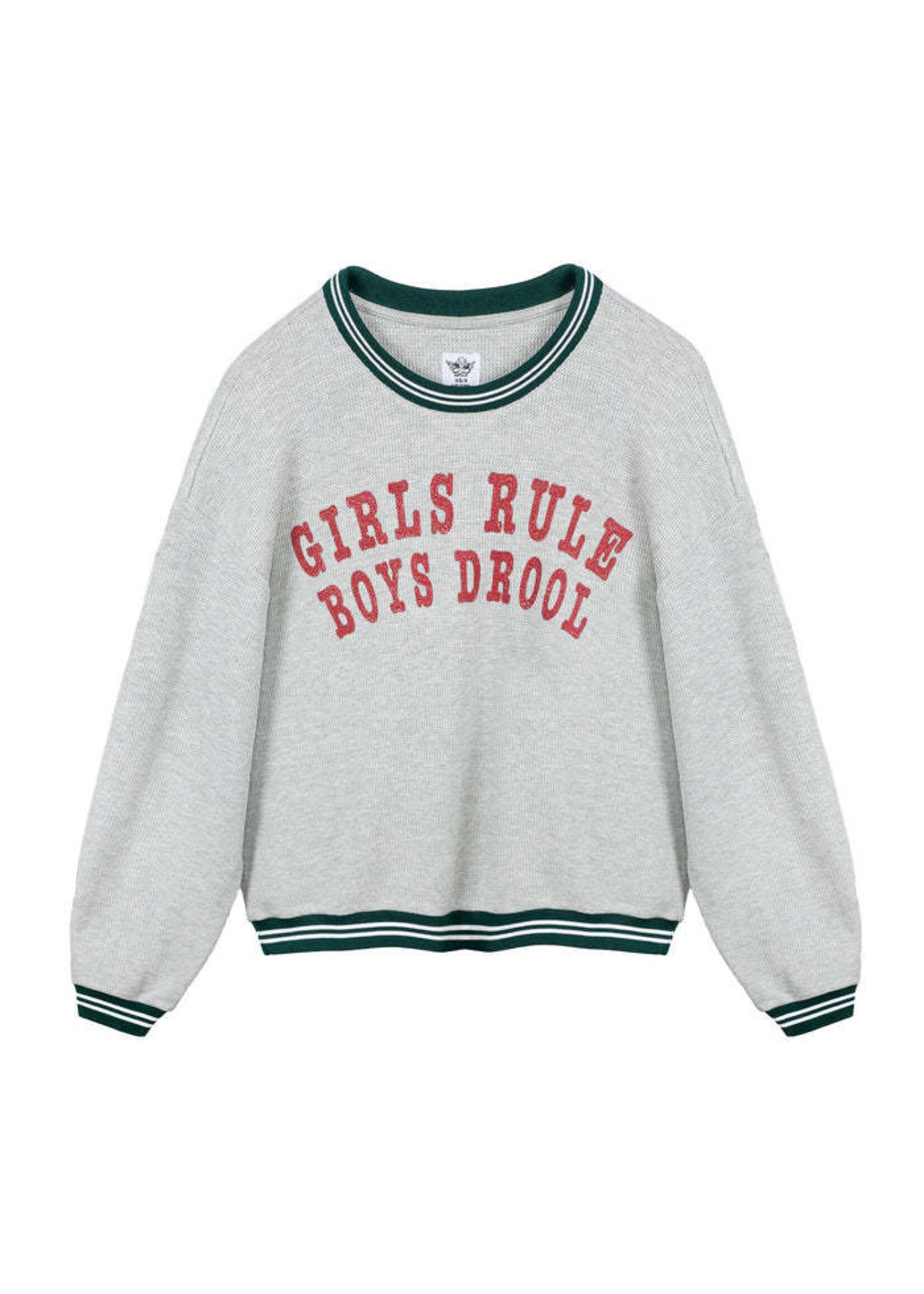 Boys Lie BL Girls Rule Boys Drool Crewneck