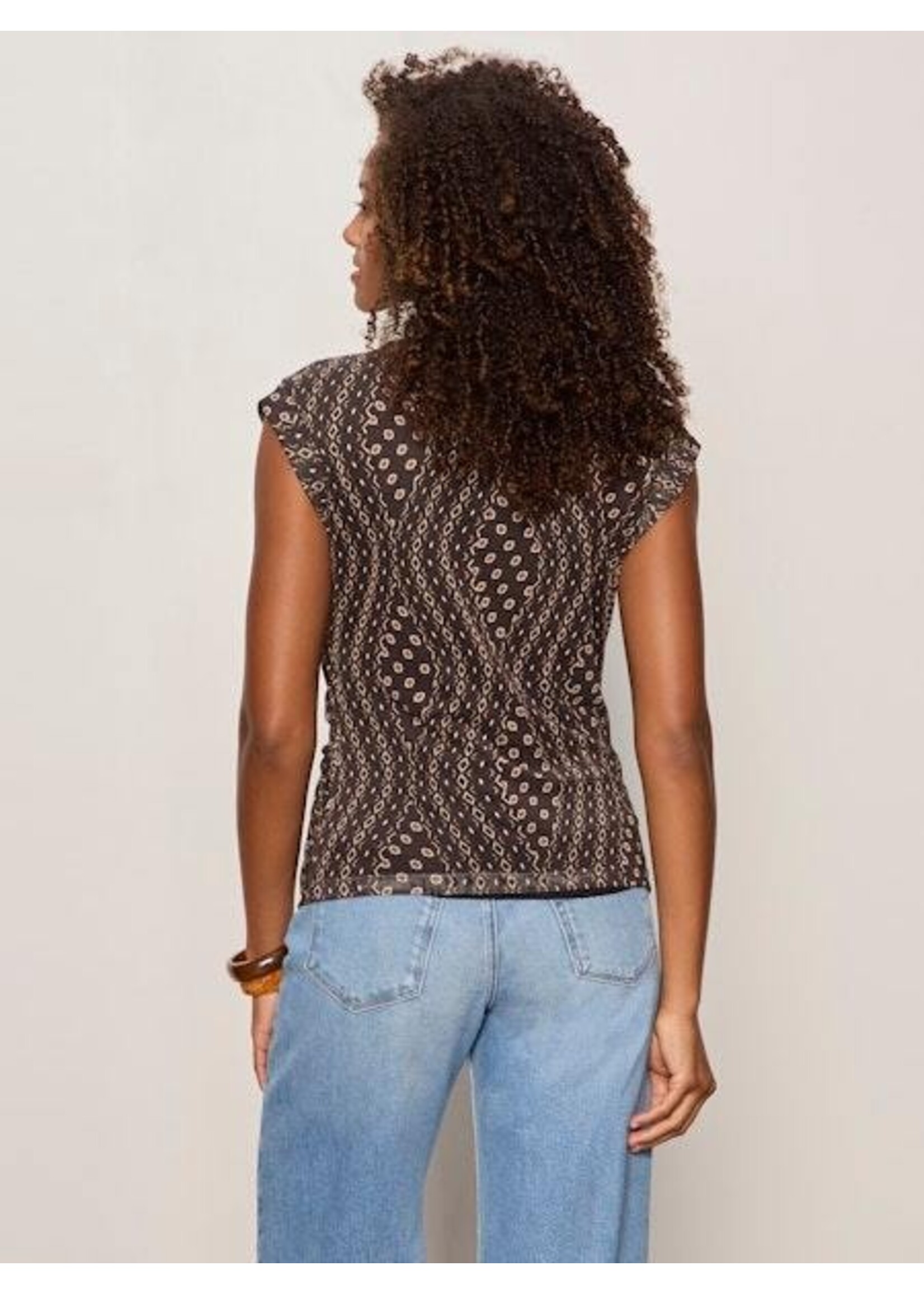 Sanctuary S Charisma Dolman Mesh Tee