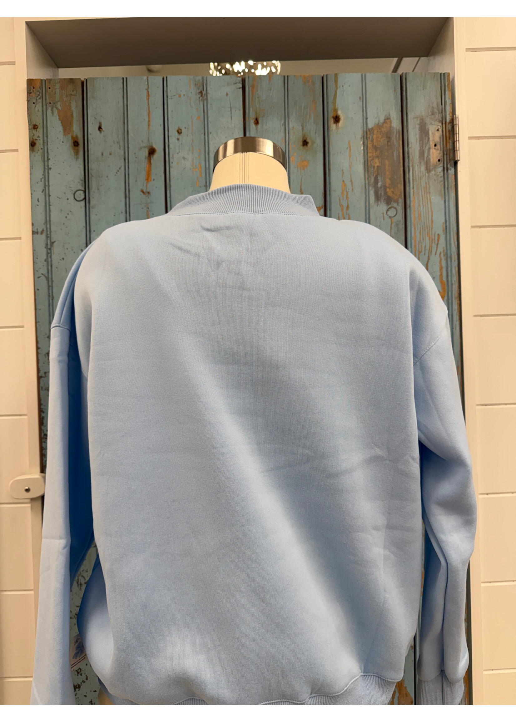 Wink W LBI Pink Ginham Sweatshirt